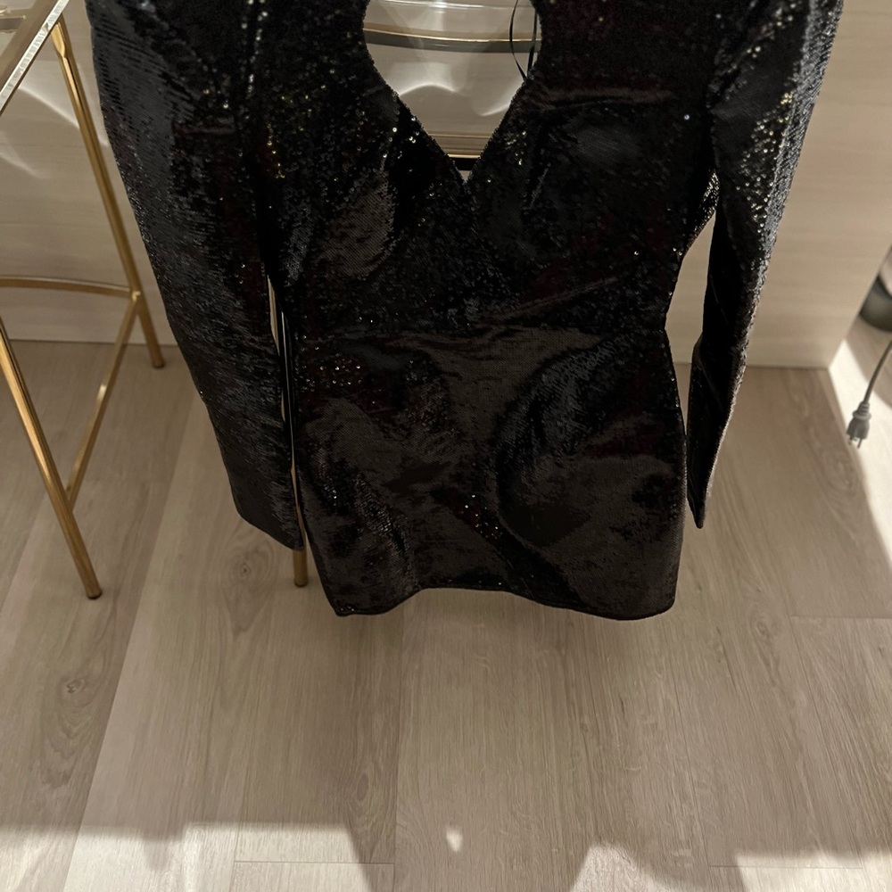 Bronx and Banco Glass Heart Mini Dress
